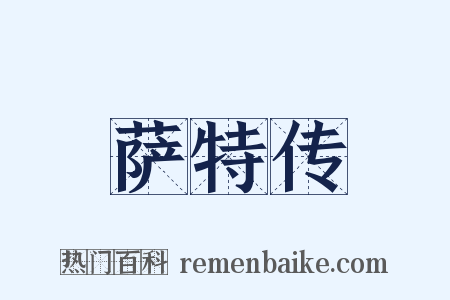 萨特传是什么意思的图片